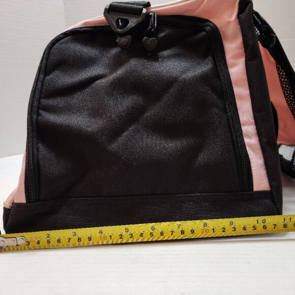 New Adidas Duffle Bag with Shoe Compartment - Pink with Black - Picture 8 of 11